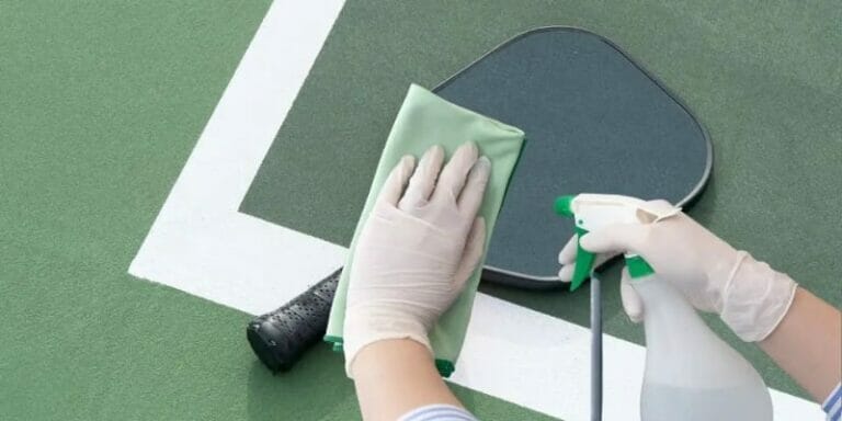 How to clean pickleball paddle