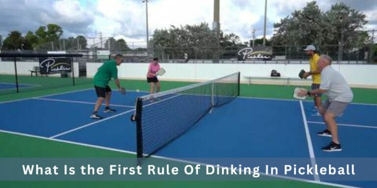 What Is the First Rule of Dinking in Pickleball | Complete Guide